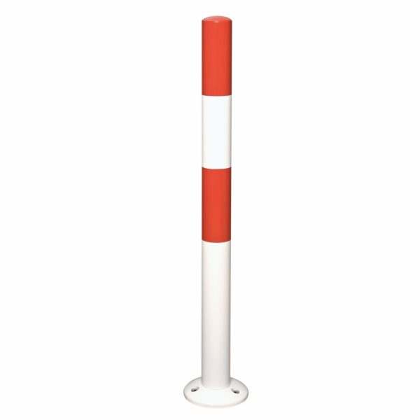 MORION afbakeningspaal, te schroeven, rood/wit