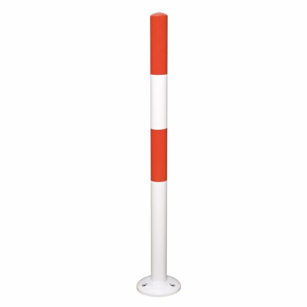 MORION afbakeningspaal, te schroeven, rood/wit