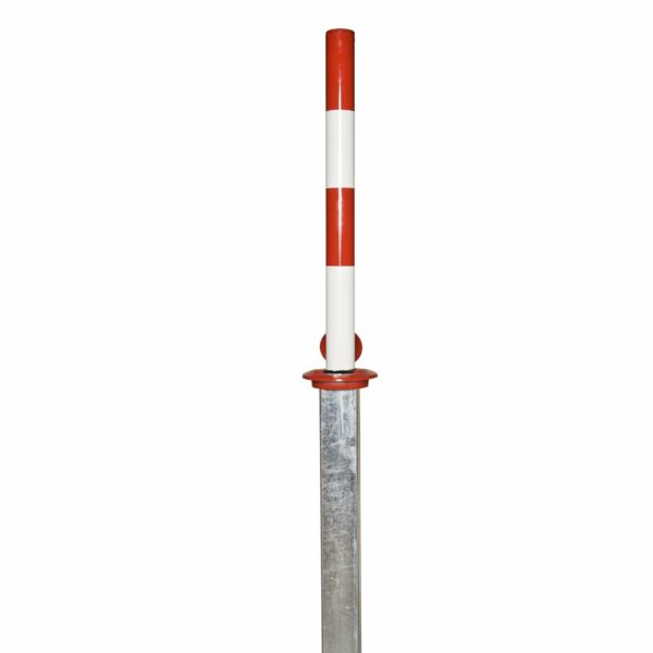 PARATlift verzinkbare afzetpaal, manueel, therm. verzinkt zwart/geel