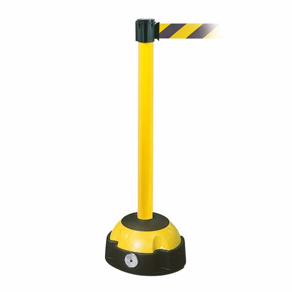 MORION riem afzetpaal, paal/riemkleur geel, 985/60mm en L 4000mm