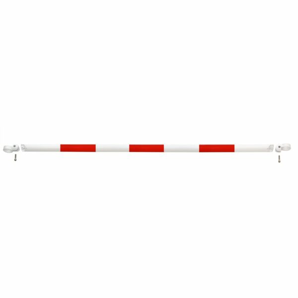MORION systeembalustrade (dwarsligger) 60mm Ø met klem, 2000mm, rood/wit