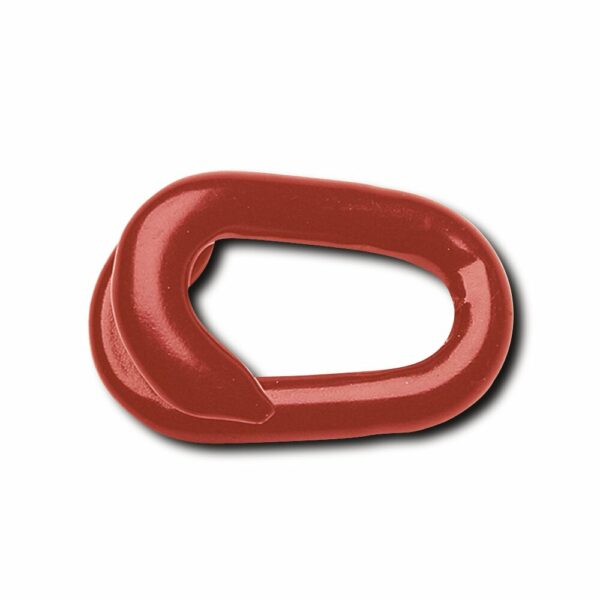 Verbindingselement nylon rood staal/verzinkt gecoat (set)