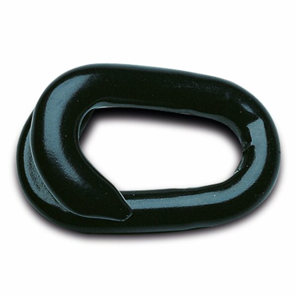 Verbindingselement nylon, staal/verzinkt/gecoat zwart (set)