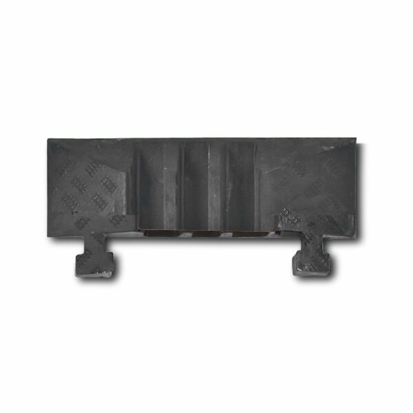 MORION kabelgoot groot (eindelement gleuf) 600x283x75mm, zwart