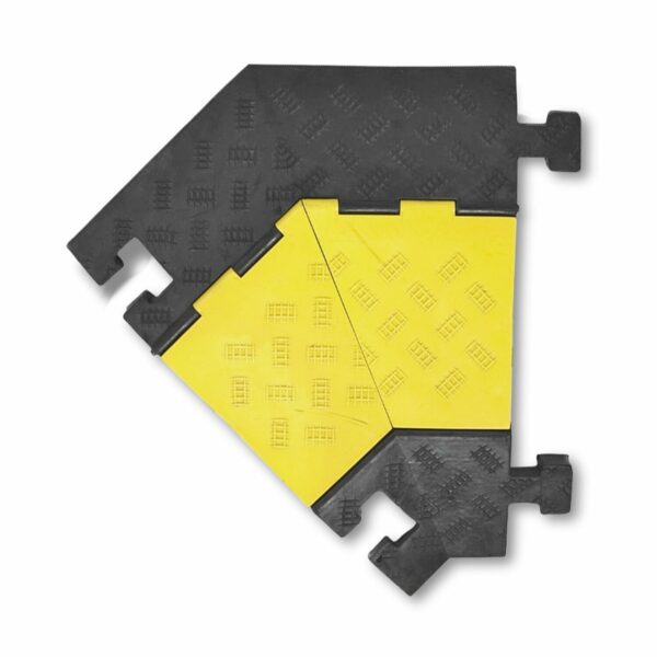 MORION kabelgoot groot (hoekelement links) 600x500/200x75mm, zwart
