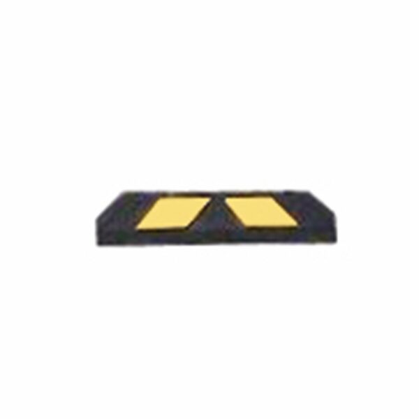 Wielstop Park-it 550x150x100mm, zwart/geel