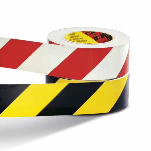 Waarschuwingsmarkering, niet reflecterend 60mmx66m rood/wit