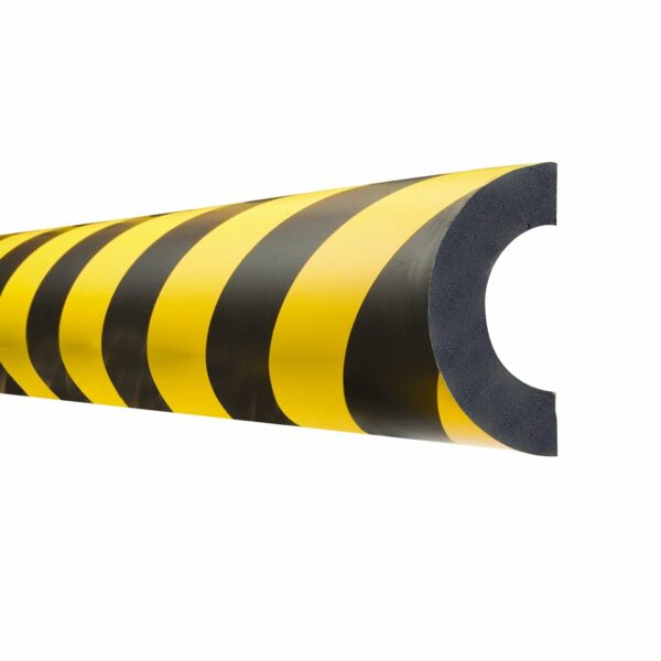 MORION stootbanden Bochtstuk 40mm, magnetisch, geel/zwart