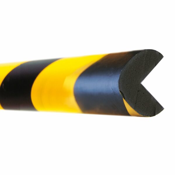MORION stootbanden Hoek 30x30mm, magnetisch, geel/zwart