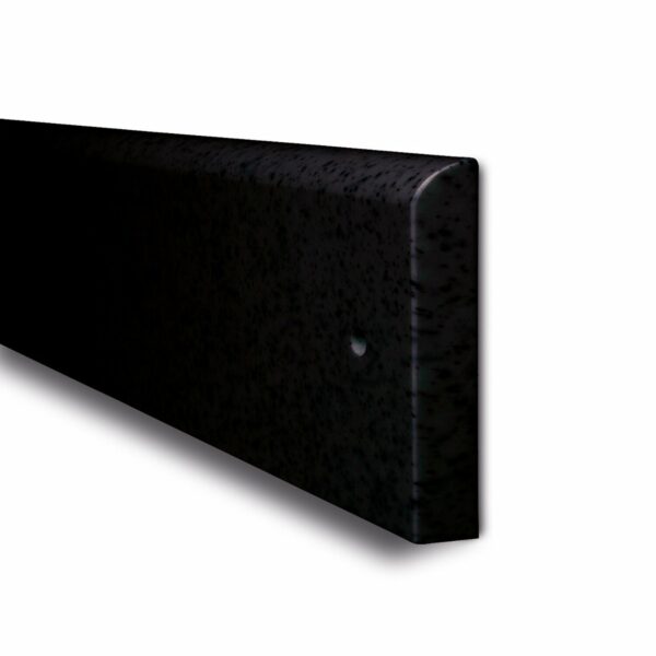 MORION muurbescherming zwart, 2060x150x10mm