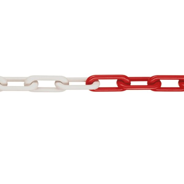 M-POLY zicht 6 polyethyleen 1 bundel 50m, rood/wit