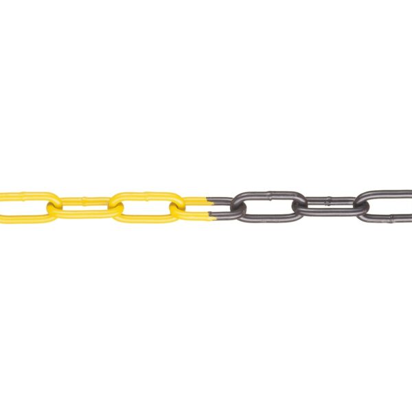 M FERRO - Signaal schakelketting 6mm 1 bundel 15m, geel/zwart