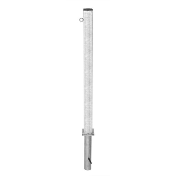 PARAT B-afzetpaal 76mm Ø, 1000mm, beton, therm. verz., 1 oog